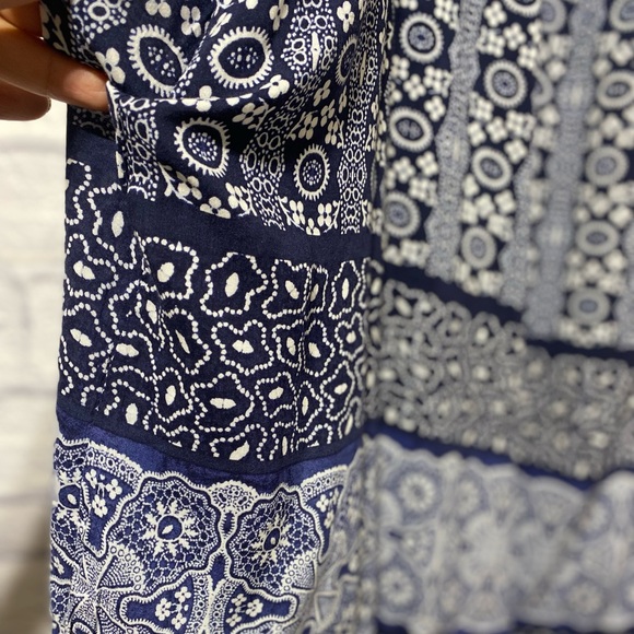 Anthropology dress midi blue - Picture 6 of 12